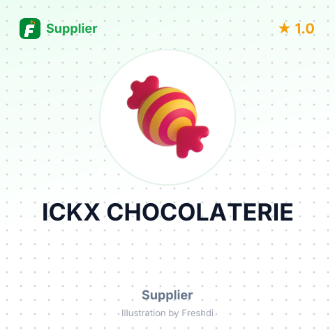 ICKX CHOCOLATERIE – summary card, no photo uploaded yet