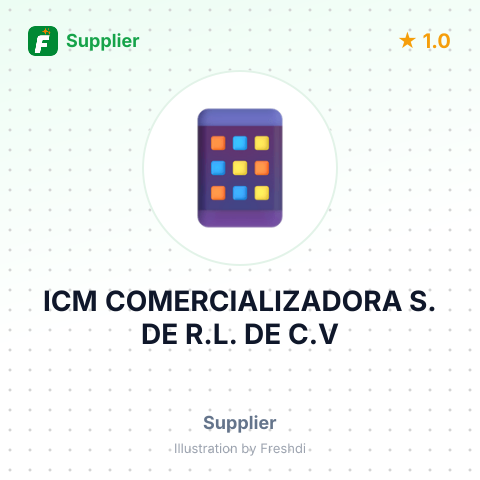 ICM COMERCIALIZADORA S. DE R.L. DE C.V – summary card, no photo uploaded yet