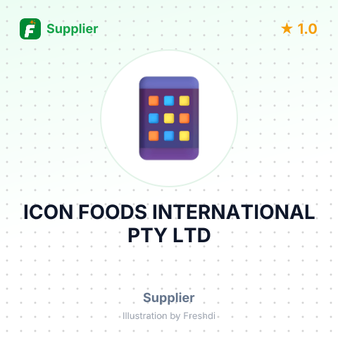 ICON FOODS INTERNATIONAL PTY LTD – summary card, no photo uploaded yet