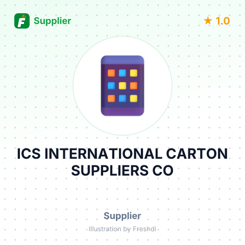 ICS INTERNATIONAL CARTON SUPPLIERS CO – summary card, no photo uploaded yet