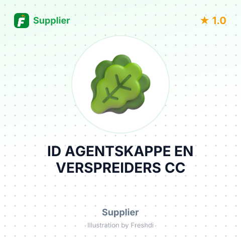 ID AGENTSKAPPE EN VERSPREIDERS CC – summary card, no photo uploaded yet