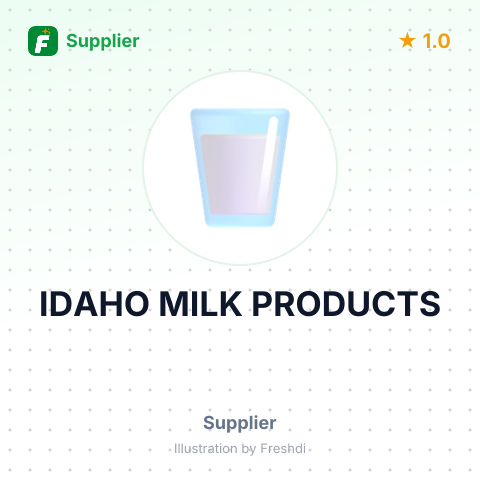 IDAHO MILK PRODUCTS – summary card, no photo uploaded yet