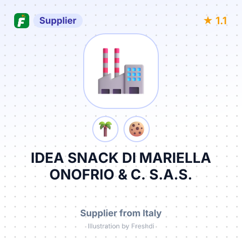 IDEA SNACK DI MARIELLA ONOFRIO & C. S.A.S. – summary card, no photo uploaded yet