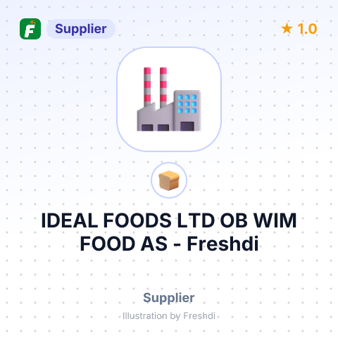 IDEAL FOODS LTD OB WIM FOOD AS – summary card, no photo uploaded yet