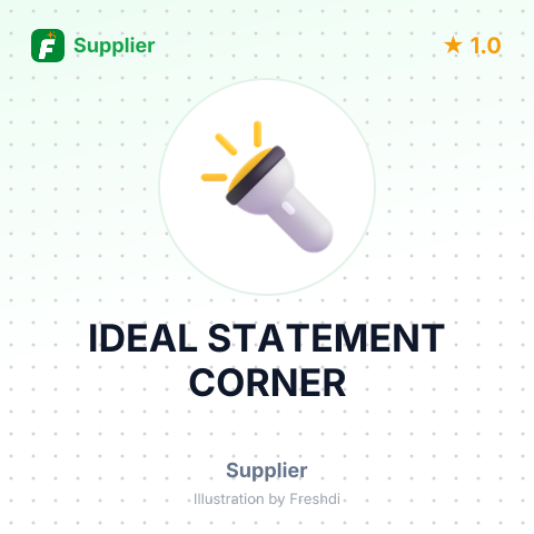 IDEAL STATEMENT CORNER – summary card, no photo uploaded yet