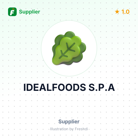 IDEALFOODS S.P.A – summary card, no photo uploaded yet