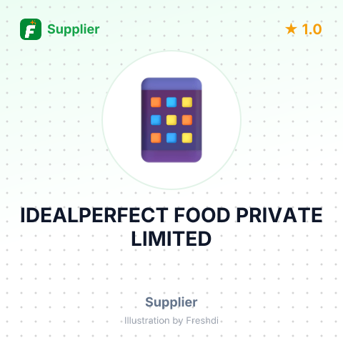 IDEALPERFECT FOOD PRIVATE LIMITED – summary card, no photo uploaded yet