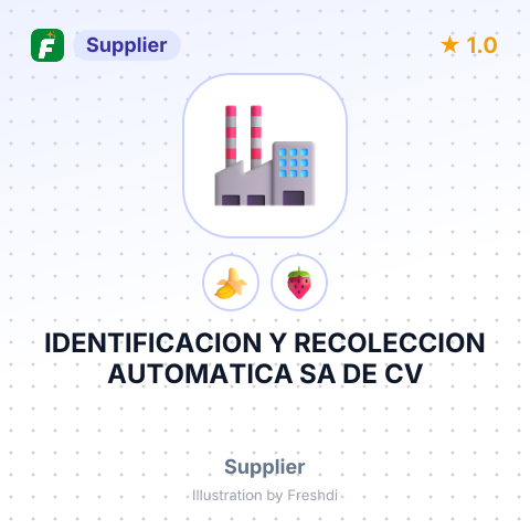 IDENTIFICACION Y RECOLECCION AUTOMATICA SA DE CV – summary card, no photo uploaded yet