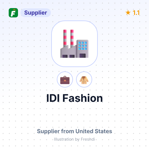 IDI Fashion – summary card, no photo uploaded yet
