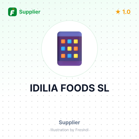 IDILIA FOODS SL – summary card, no photo uploaded yet