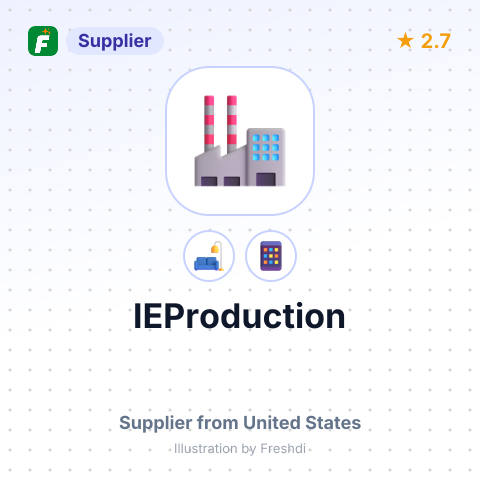 IEProduction – summary card, no photo uploaded yet