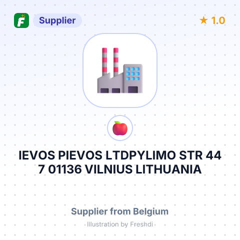 IEVOS PIEVOS LTDPYLIMO STR 44 7 01136 VILNIUS LITHUANIA – summary card, no photo uploaded yet