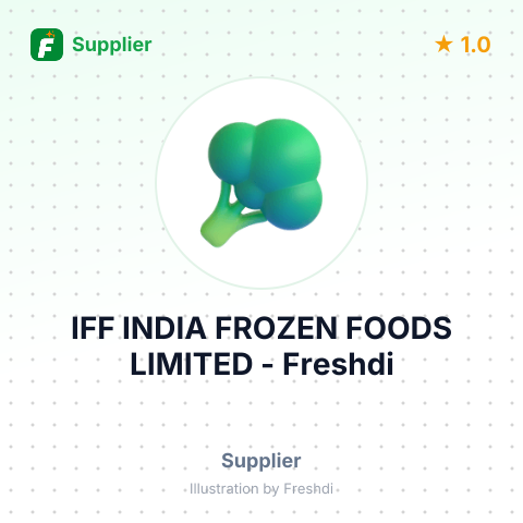 IFF INDIA FROZEN FOODS LIMITED – summary card, no photo uploaded yet