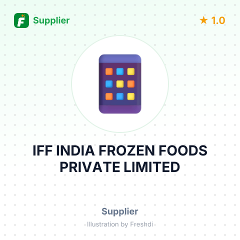 IFF INDIA FROZEN FOODS PRIVATE LIMITED – summary card, no photo uploaded yet