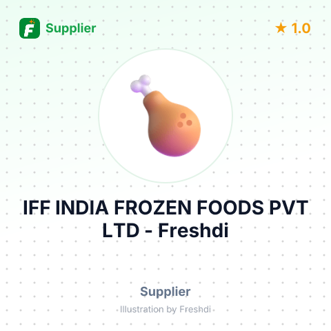 IFF INDIA FROZEN FOODS PVT LTD – summary card, no photo uploaded yet