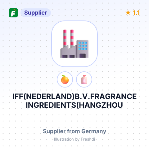 IFF(NEDERLAND)B.V.FRAGRANCE INGREDIENTS(HANGZHOU – summary card, no photo uploaded yet