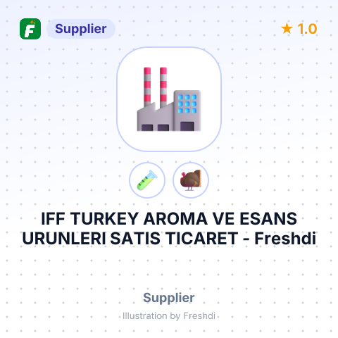 IFF TURKEY AROMA VE ESANS URUNLERI SATIS TICARET – summary card, no photo uploaded yet