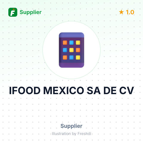 IFOOD MEXICO SA DE CV – summary card, no photo uploaded yet