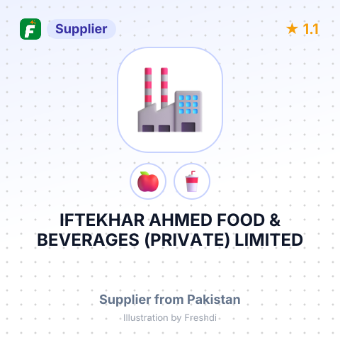 IFTEKHAR AHMED FOOD & BEVERAGES (PRIVATE) LIMITED – summary card, no photo uploaded yet