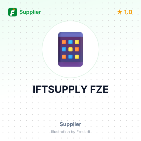 IFTSUPPLY FZE – summary card, no photo uploaded yet
