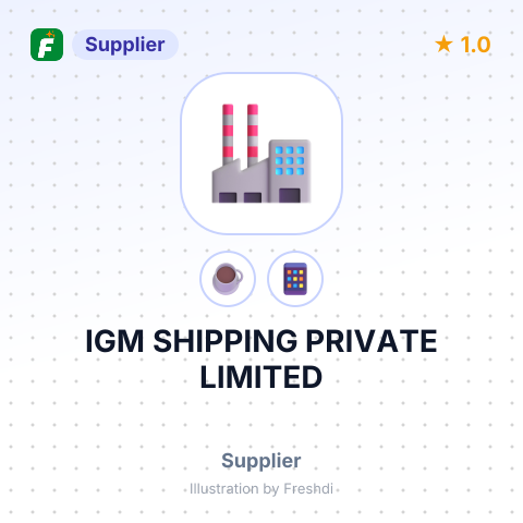 IGM SHIPPING PRIVATE LIMITED – summary card, no photo uploaded yet