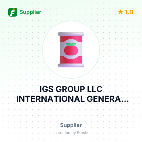 IGS GROUP LLC INTERNATIONAL GENERAL SUPPLIES – summary card, no photo uploaded yet