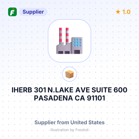 IHERB,301 N.LAKE AVE,SUITE 600,PASADENA,CA 91101,USA – summary card, no photo uploaded yet