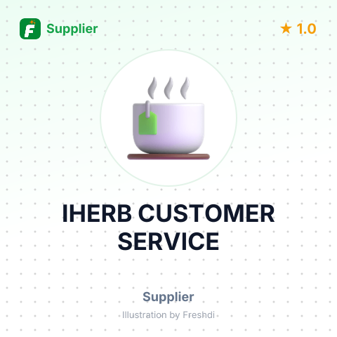 IHERB CUSTOMER SERVICE – summary card, no photo uploaded yet