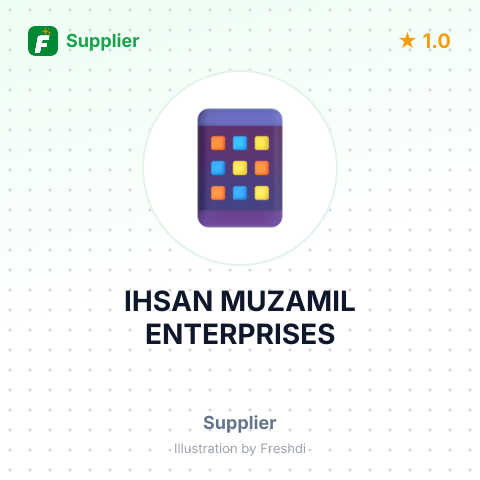 IHSAN MUZAMIL ENTERPRISES – summary card, no photo uploaded yet