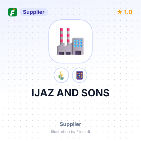 IJAZ AND SONS – summary card, no photo uploaded yet