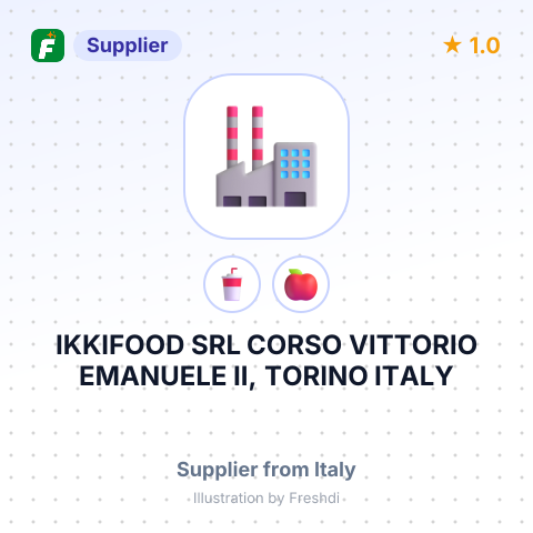IKKIFOOD SRL CORSO VITTORIO EMANUELE II, TORINO ITALY – summary card, no photo uploaded yet