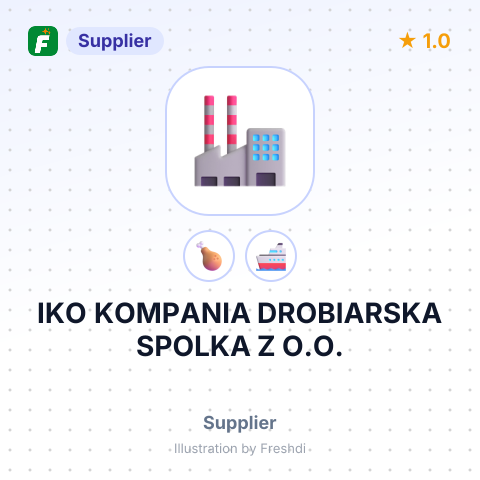 IKO KOMPANIA DROBIARSKA SPOLKA Z O.O. – summary card, no photo uploaded yet