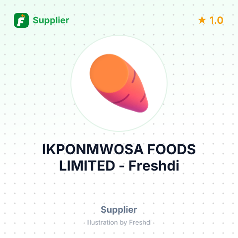 IKPONMWOSA FOODS LIMITED – summary card, no photo uploaded yet