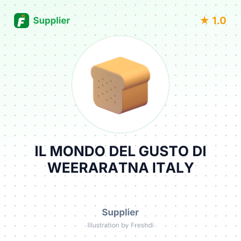IL MONDO DEL GUSTO DI WEERARATNA ITALY – summary card, no photo uploaded yet