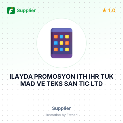 ILAYDA PROMOSYON ITH IHR TUK MAD VE TEKS SAN TIC LTD – summary card, no photo uploaded yet