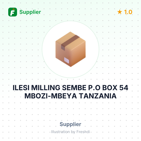 ILESI MILLING SEMBE P.O BOX 54 MBOZI-MBEYA TANZANIA – summary card, no photo uploaded yet