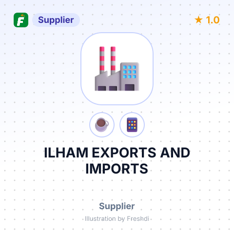 ILHAM EXPORTS AND IMPORTS – summary card, no photo uploaded yet