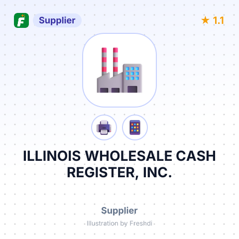 ILLINOIS WHOLESALE CASH REGISTER, INC. – summary card, no photo uploaded yet