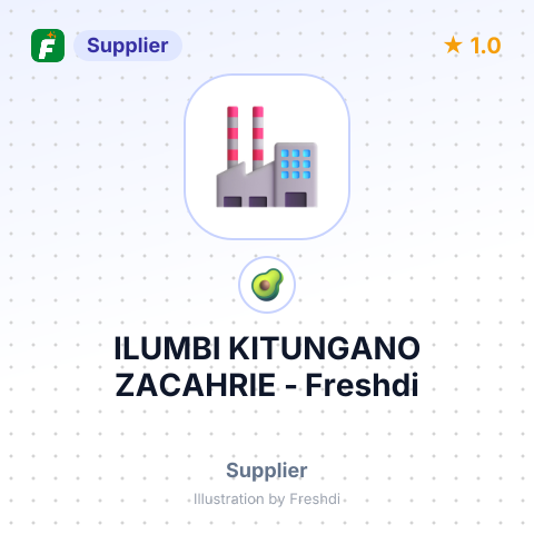 ILUMBI KITUNGANO ZACAHRIE – summary card, no photo uploaded yet