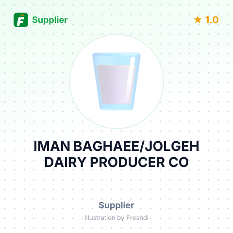 IMAN BAGHAEE/JOLGEH DAIRY PRODUCER CO – summary card, no photo uploaded yet