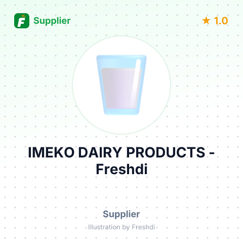 IMEKO DAIRY PRODUCTS – summary card, no photo uploaded yet