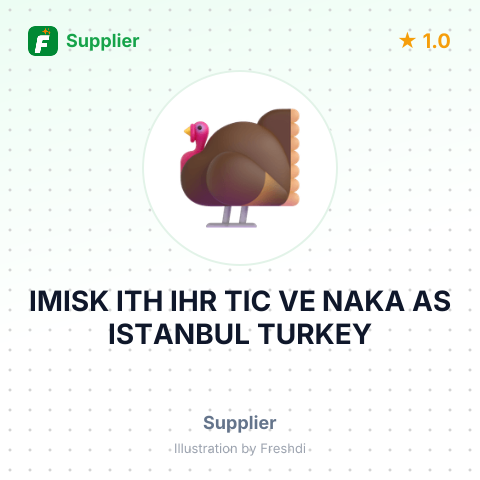 IMISK ITH IHR TIC VE NAKA AS ISTANBUL TURKEY – summary card, no photo uploaded yet