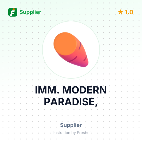 IMM. MODERN PARADISE, – summary card, no photo uploaded yet