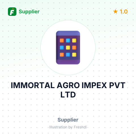 IMMORTAL AGRO IMPEX PVT LTD – summary card, no photo uploaded yet