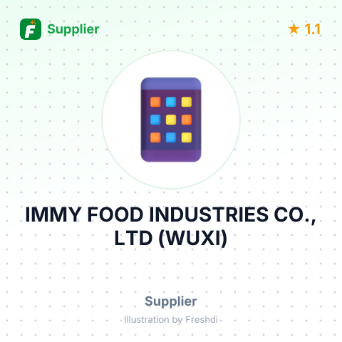 IMMY FOOD INDUSTRIES CO., LTD (WUXI) – summary card, no photo uploaded yet