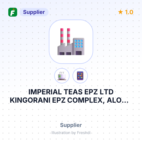 IMPERIAL TEAS EPZ LTD KINGORANI EPZ COMPLEX, ALONG MOMBASA-NAIROBI HIGHWAY PO BOX – summary card, no photo uploaded yet