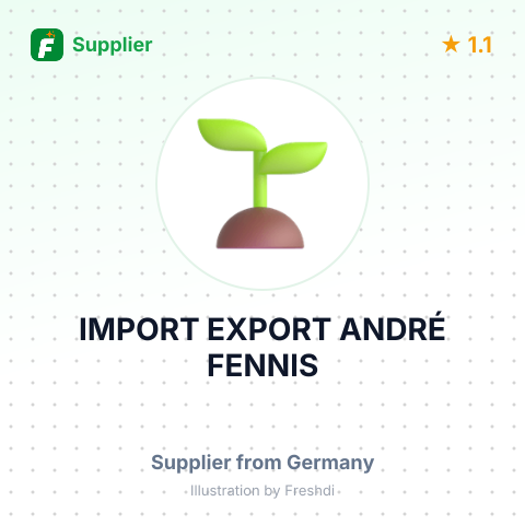 IMPORT EXPORT ANDRÉ FENNIS – summary card, no photo uploaded yet
