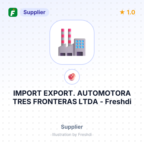 IMPORT EXPORT. AUTOMOTORA TRES FRONTERAS LTDA – summary card, no photo uploaded yet
