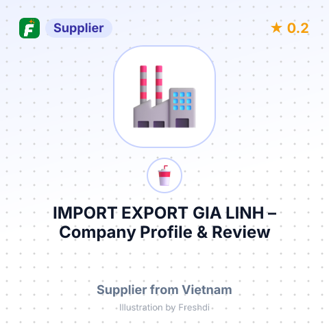IMPORT EXPORT GIA LINH  – summary card, no photo uploaded yet