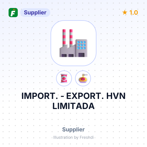 IMPORT. - EXPORT. HVN LIMITADA – summary card, no photo uploaded yet